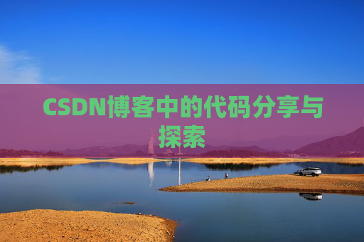 CSDN博客中的代码分享与探索